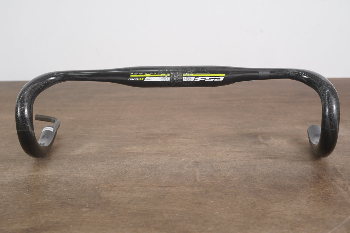 44cm FSA K-Force Light Carbon Compact Road Handlebar 31.8mm