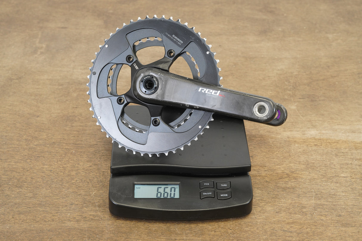 170mm 52/36T BB30 SRAM Red 22 Carbon Crankset 660g