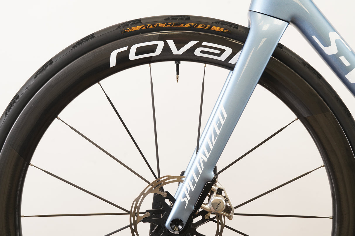 2025 52cm Specialized S-WORKS Tarmac SL8 Red AXS E1 Roval CLX III Carbon Bike