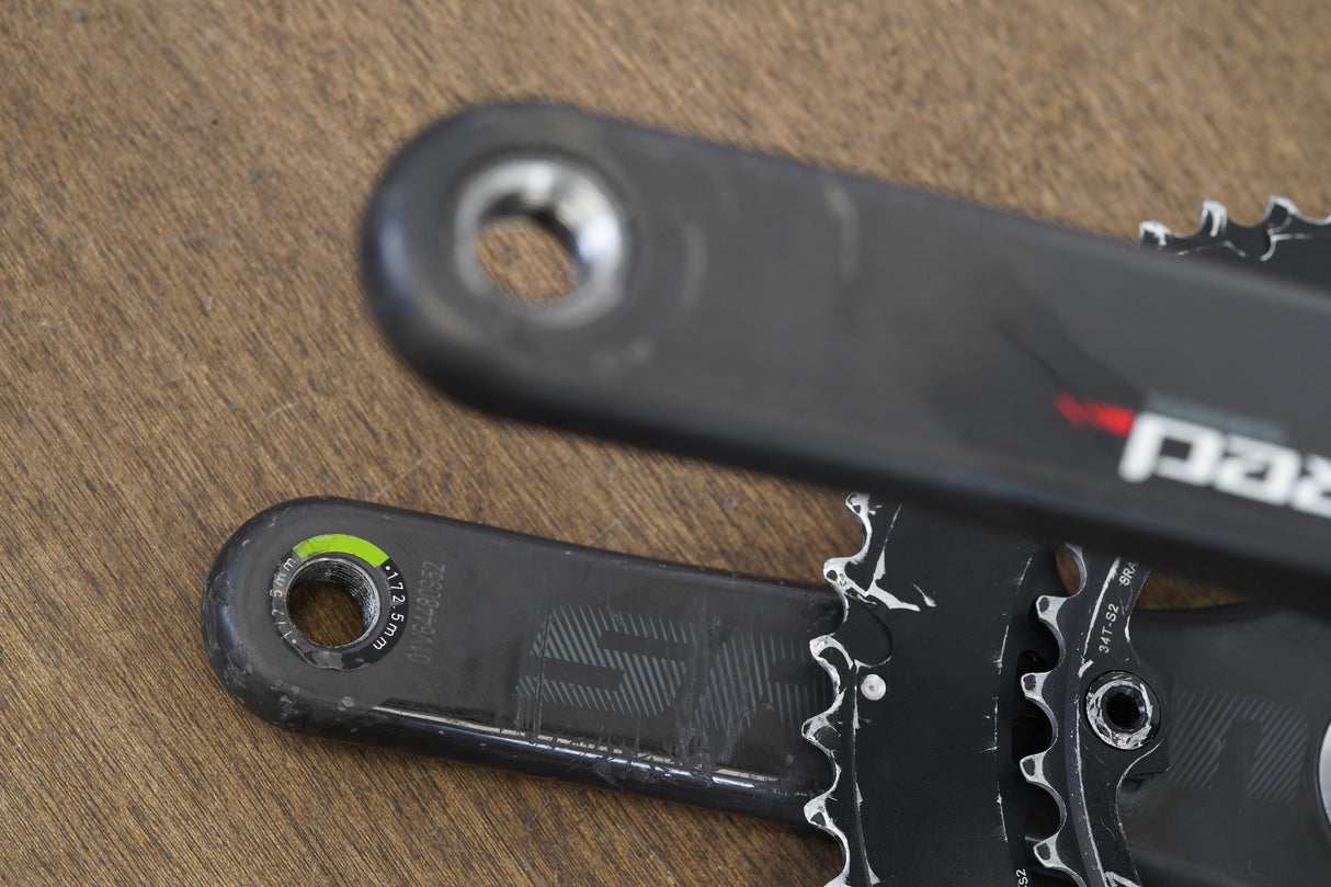 172.5mm 50/34T GXP SRAM Red 22 Carbon Road Crankset 571g