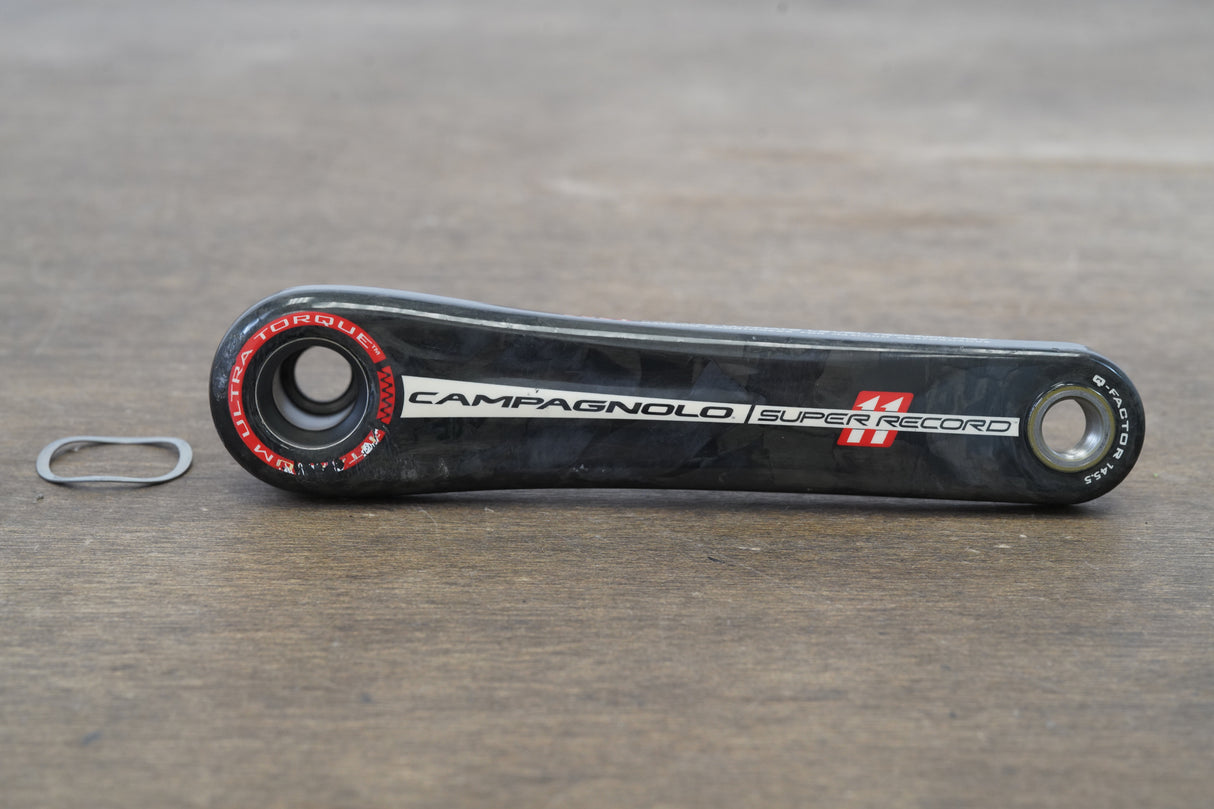 172.5mm 50/34T Campagnolo Super Record Titanium 11 Speed Carbon Crankset