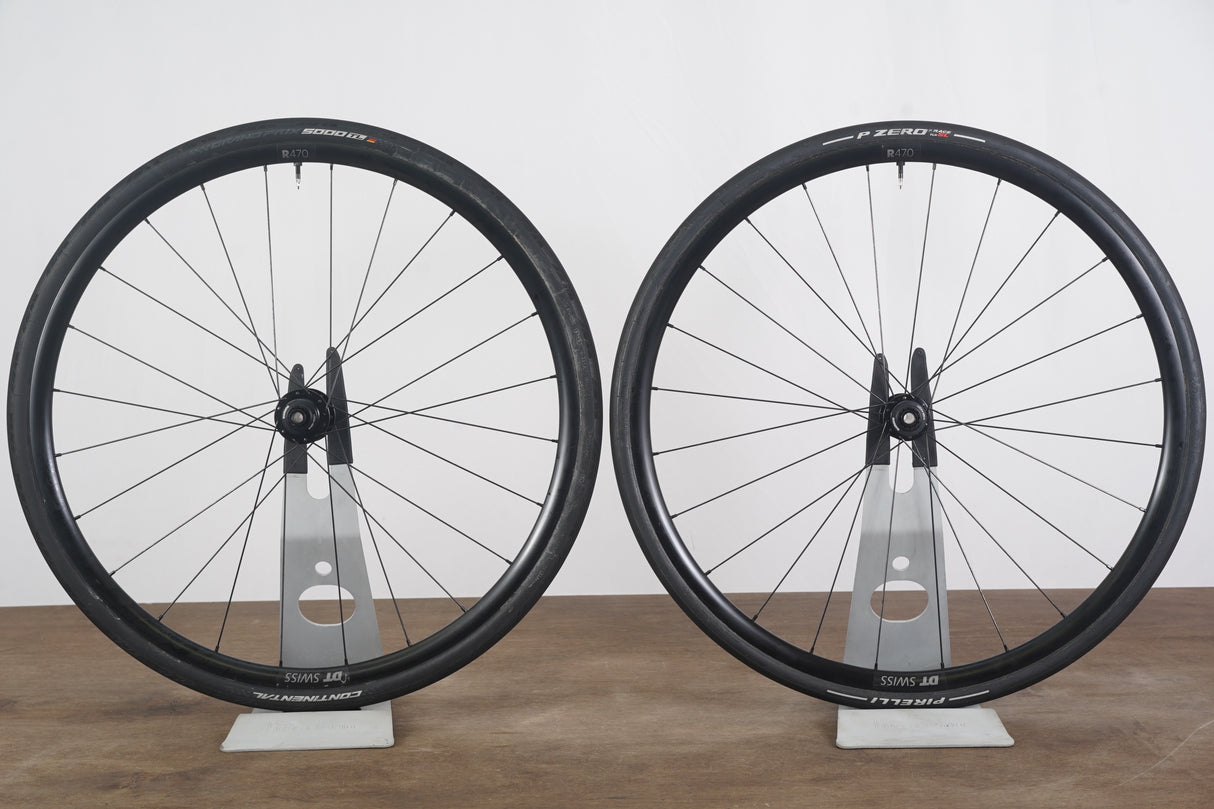 DT Swiss R470 Alloy Tubeless Clincher Disc Brake Wheelset Shimano/SRAM 11 Speed