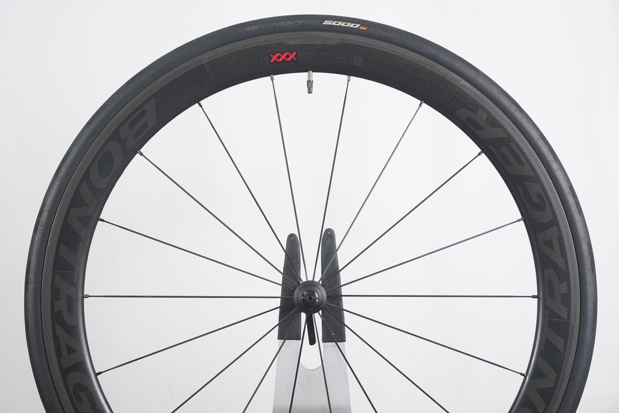Bontrager Aeolus XXX 4 TLR Carbon Clincher Rim Brake Wheelset XDR 12 Speed