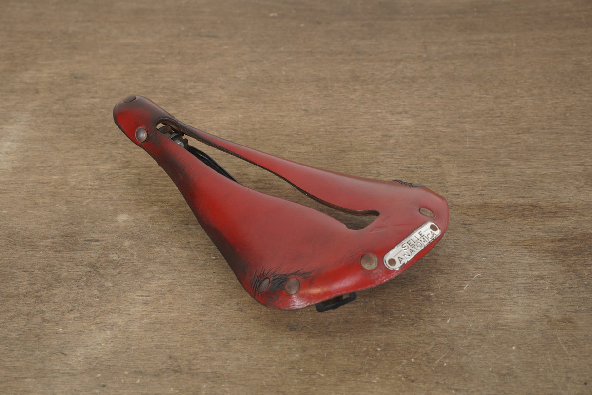 170mm Selle Anatomica X Leather Road Saddle 533g