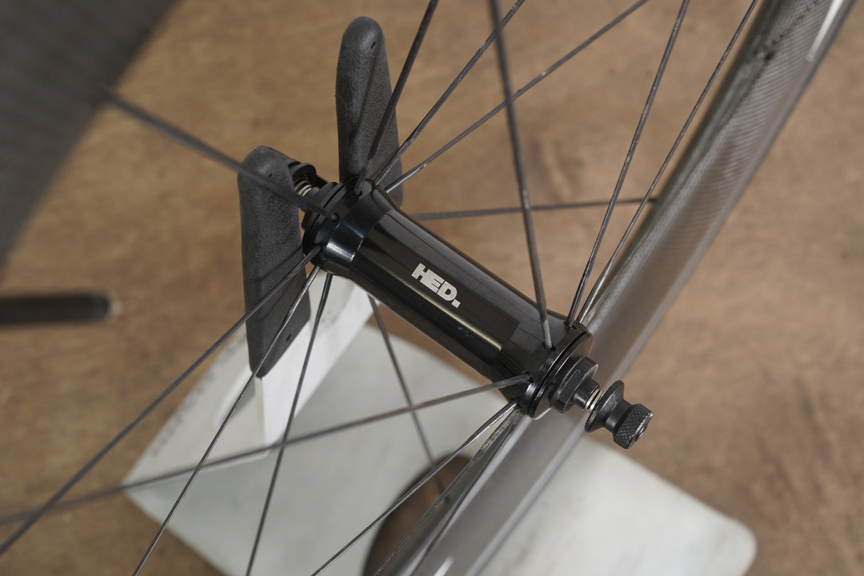 HED Stinger 9 CycleOps G3 Carbon Clincher Rim Brake Road Wheelset 11 Speed