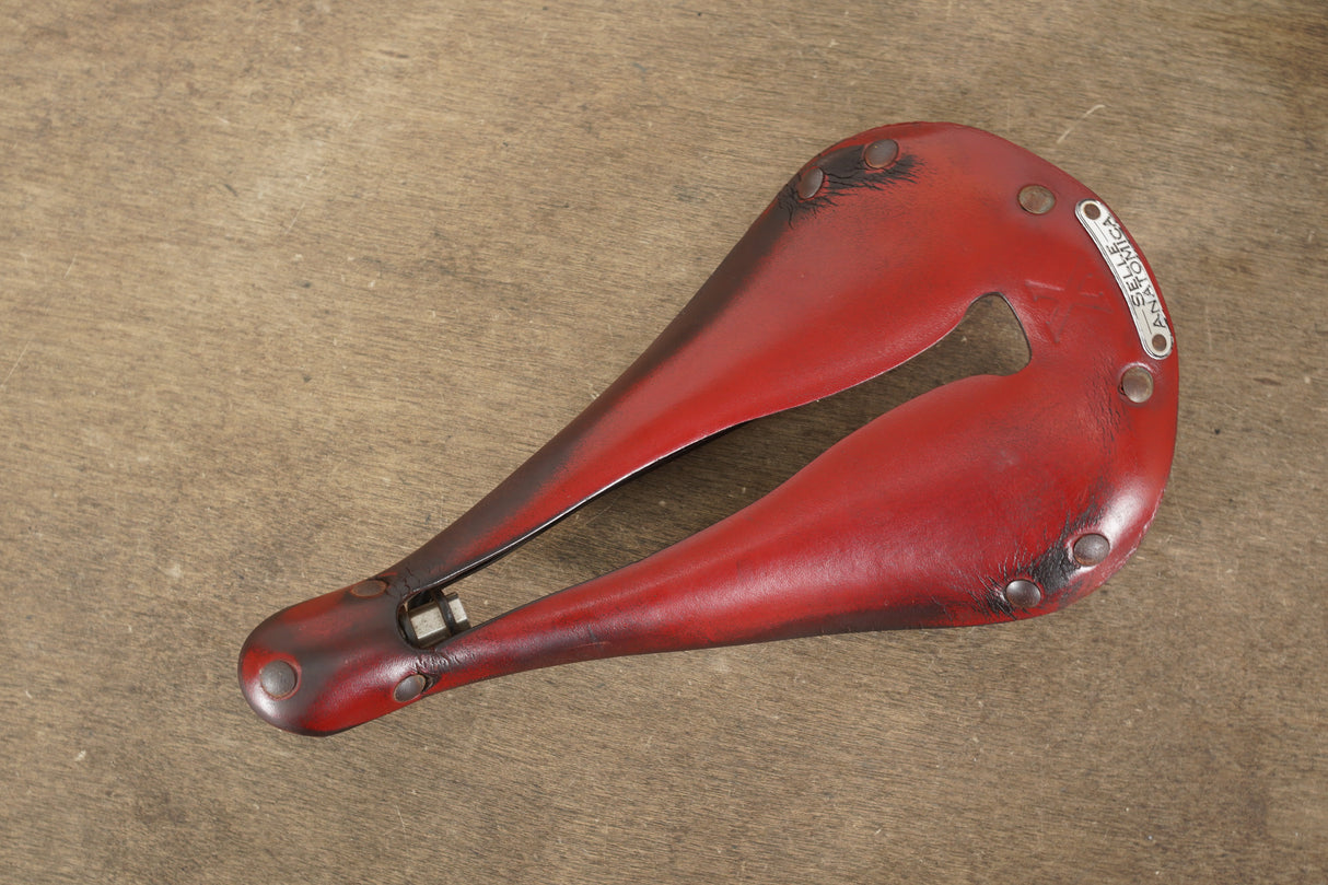 170mm Selle Anatomica X Leather Road Saddle 533g
