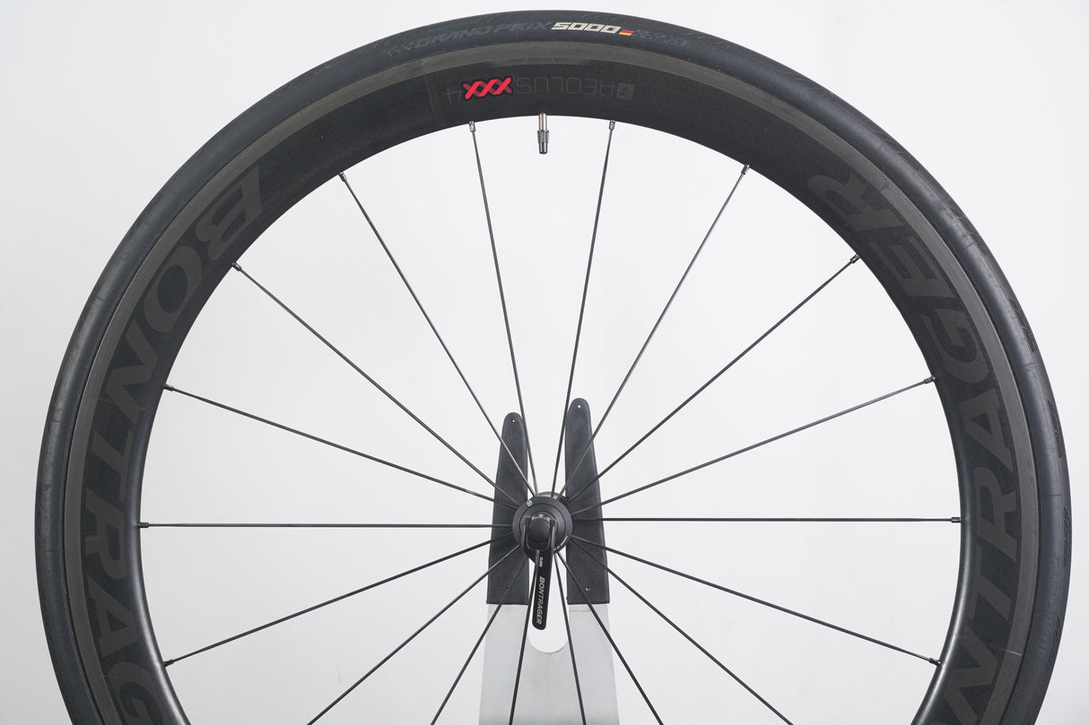 Bontrager Aeolus XXX 4 TLR Carbon Clincher Rim Brake Wheelset XDR 12 Speed