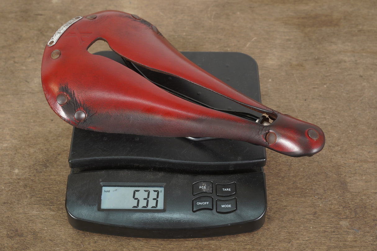 170mm Selle Anatomica X Leather Road Saddle 533g