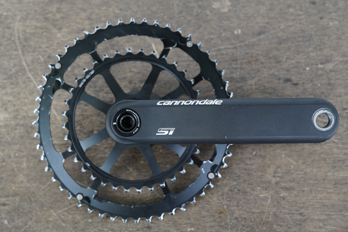 172.5mm 52/36T BB30 Cannondale Si Spidering Hollowgram Road Crankset 621g