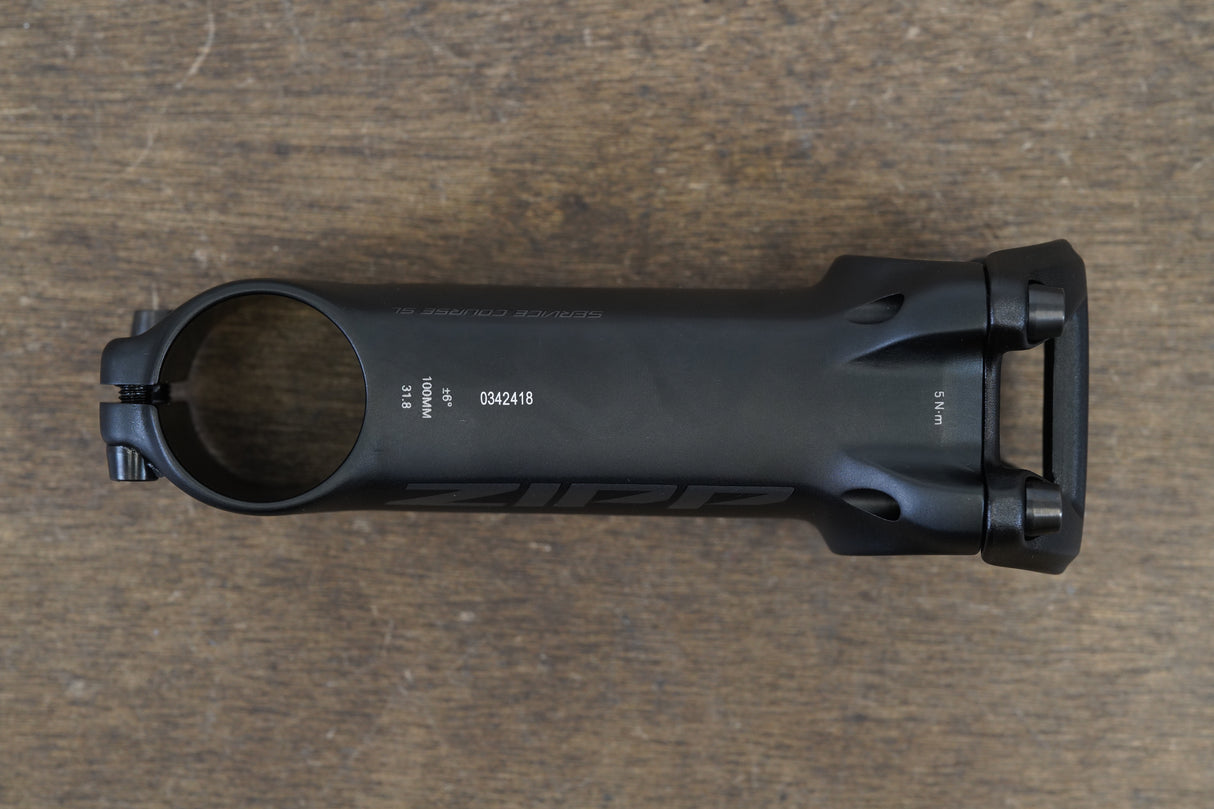Zipp Service Course SL 100mm ±6 Degree Alloy Stem 137g 1 1/8" 31.8mm