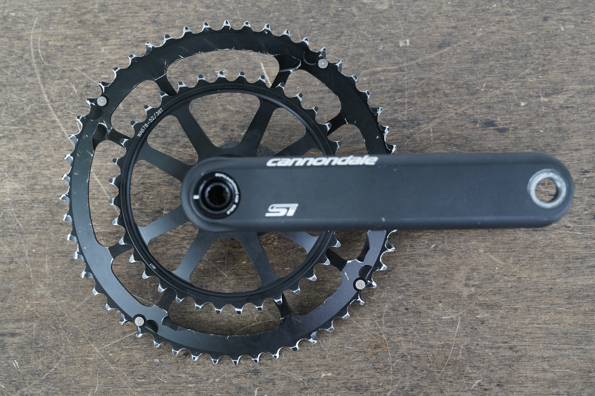 172.5mm 52/36T BB30 Cannondale Si Spidering Hollowgram Road Crankset 621g