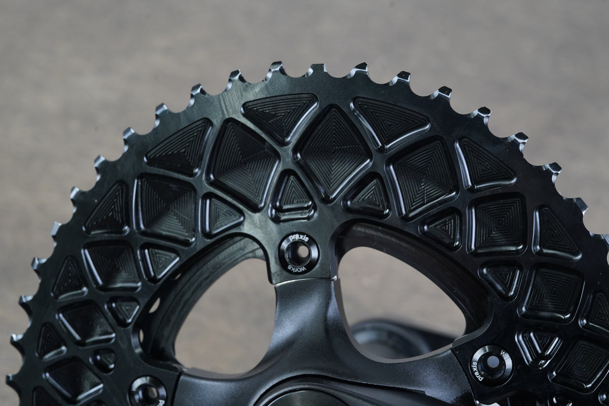 172.5mm 52/36T M30 Praxis Works Zayante Oval Alloy Road Crankset 700g