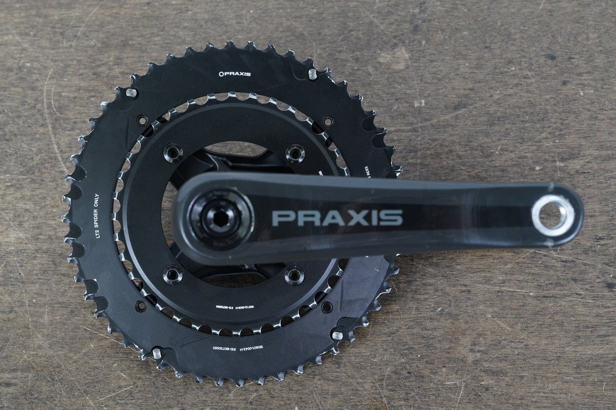 170mm 52/36T M30 Praxis Works Zayante Carbon Road Crankset 718g