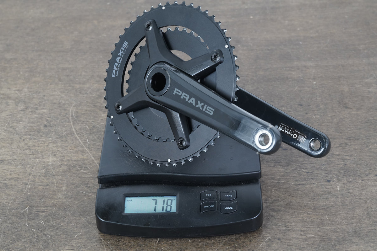 170mm 52/36T M30 Praxis Works Zayante Carbon Road Crankset 718g
