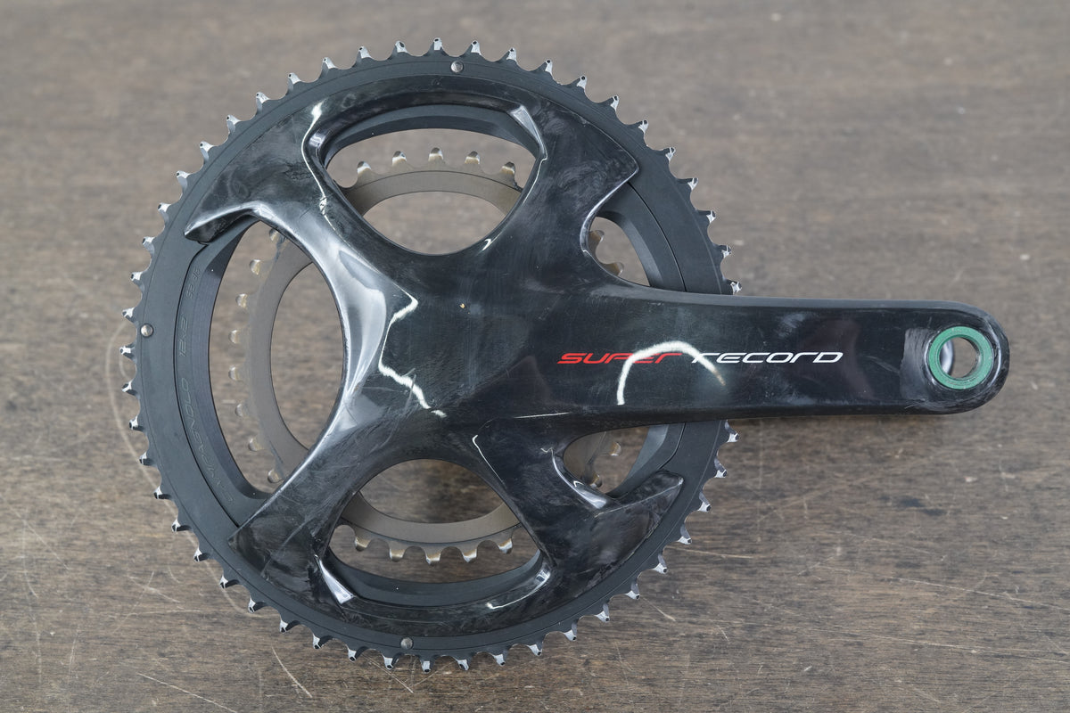 172.5mm 52/36T Campagnolo Super Record 12 Speed Carbon Crankset 634g