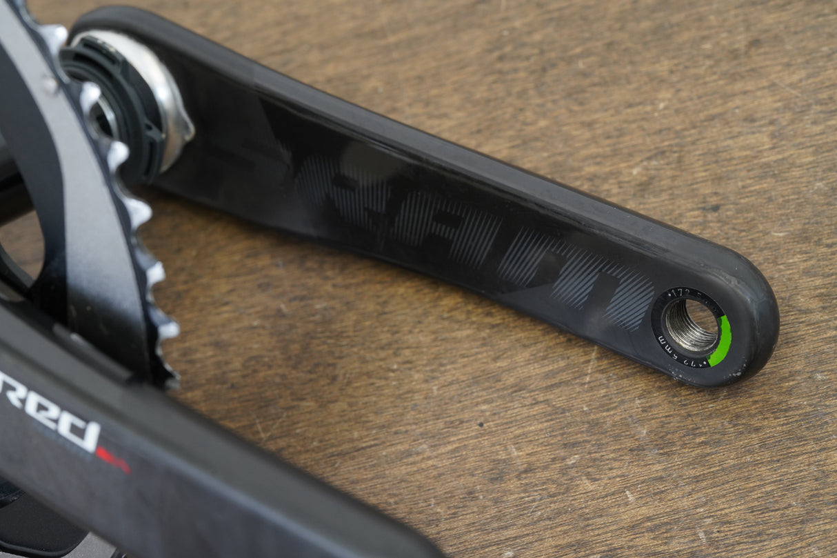 172.5mm 53/39T BB30 SRAM Red Quarq DZero Power Meter Crankset 769g