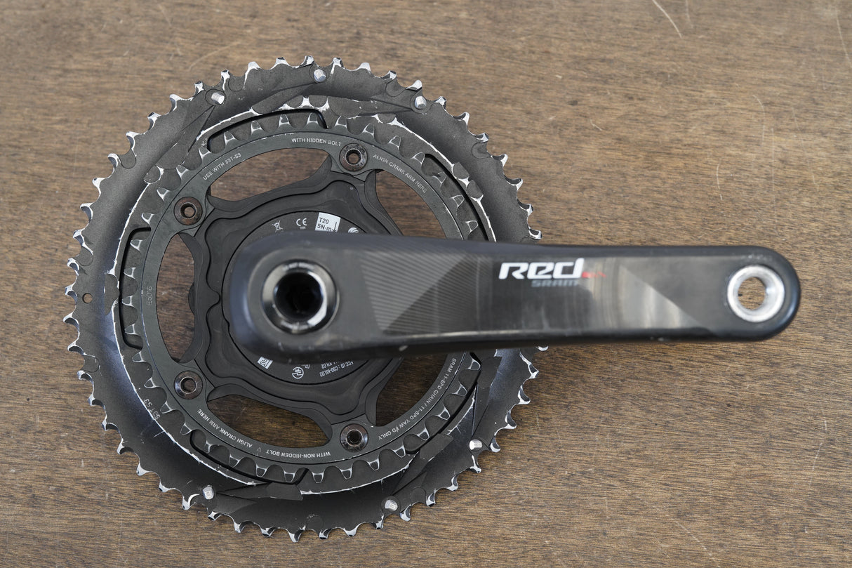 172.5mm 53/39T BB30 SRAM Red Quarq DZero Power Meter Crankset 769g