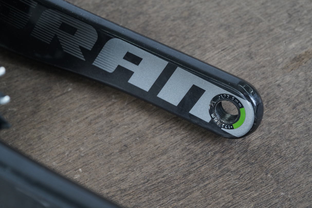 172.5mm 53/39T BB30 SRAM S900 Quarq Carbon Power Meter Road Crankset 773g