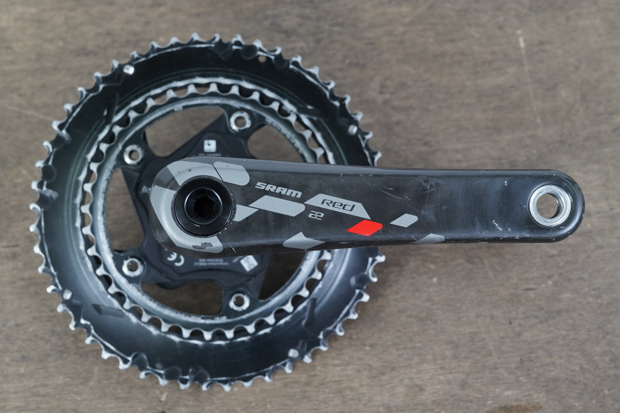 172.5mm 52/36T BB30 SRAM Red 22 Quarq Power Meter Crankset 738g