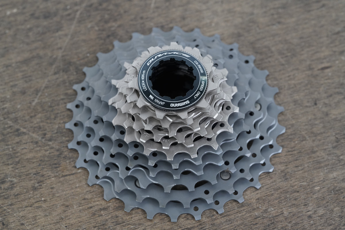 11-30T Shimano Dura-Ace CS-R9100 11 Speed Road Cassette 206g 9100