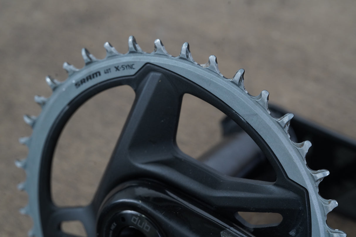 172.5mm 40T 1x DUB SRAM Force AXS D2 12 Speed Road Crankset 597g