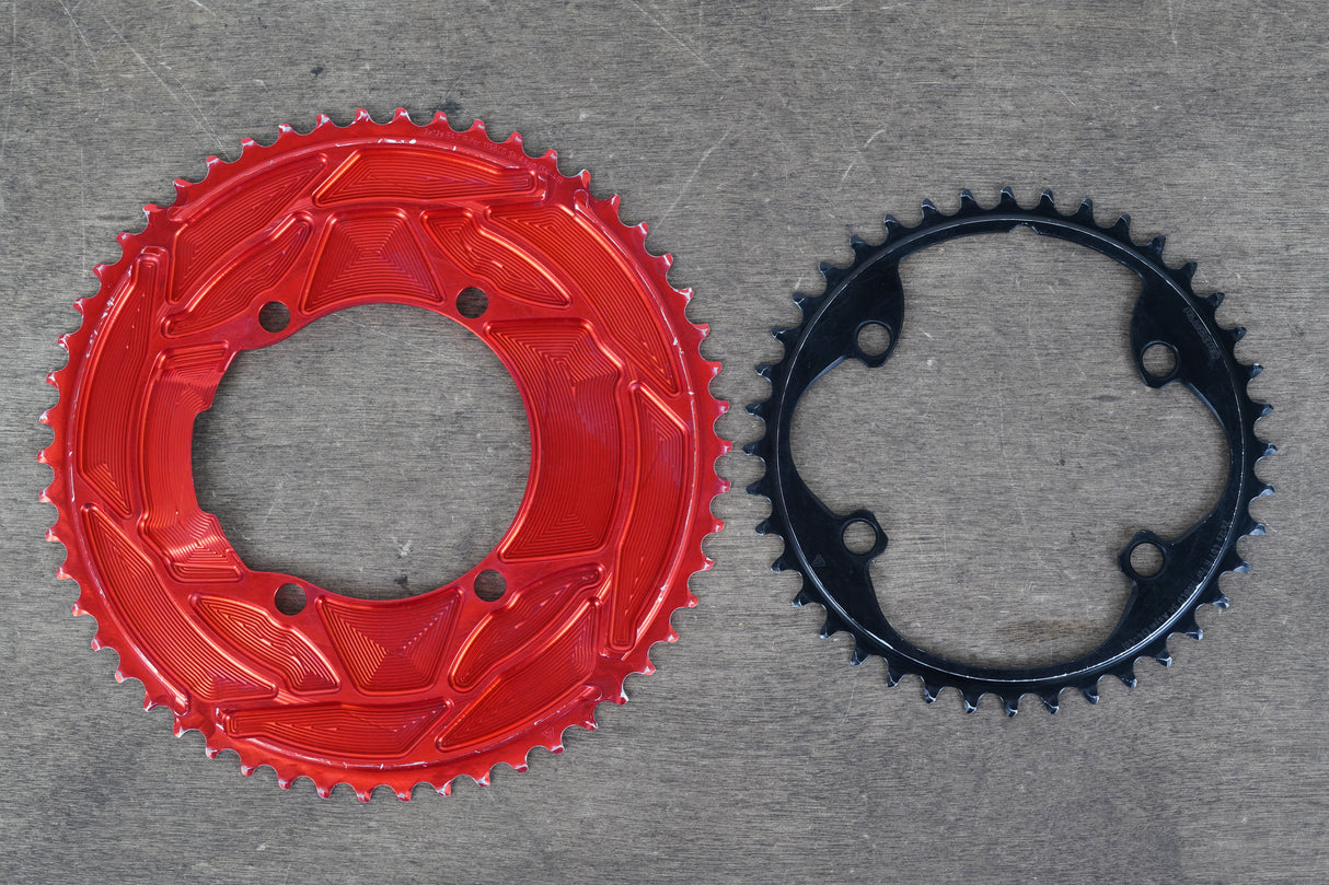 54/40T Alugear Components 4x110 12 Speed Road Chainring 185g