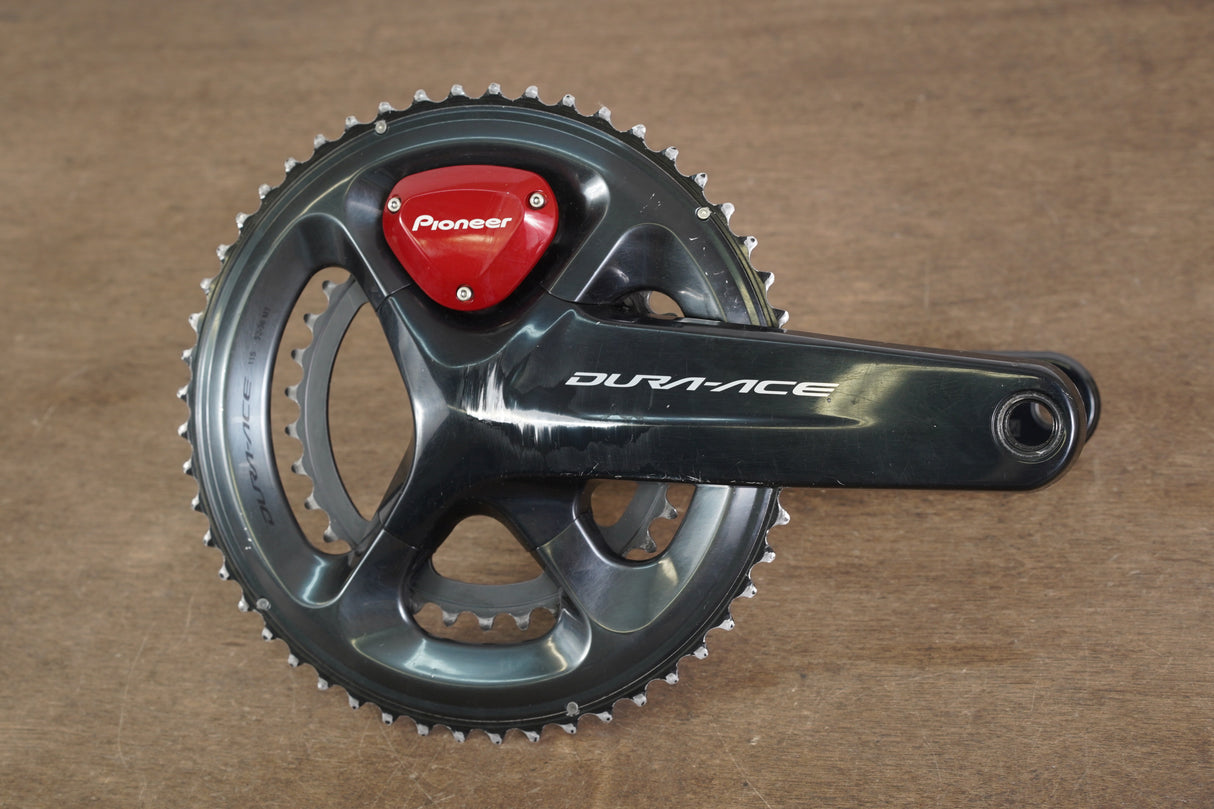 175mm 52/36T Shimano Dura Ace FC-R9100 Pioneer Dual Power Meter Crankset