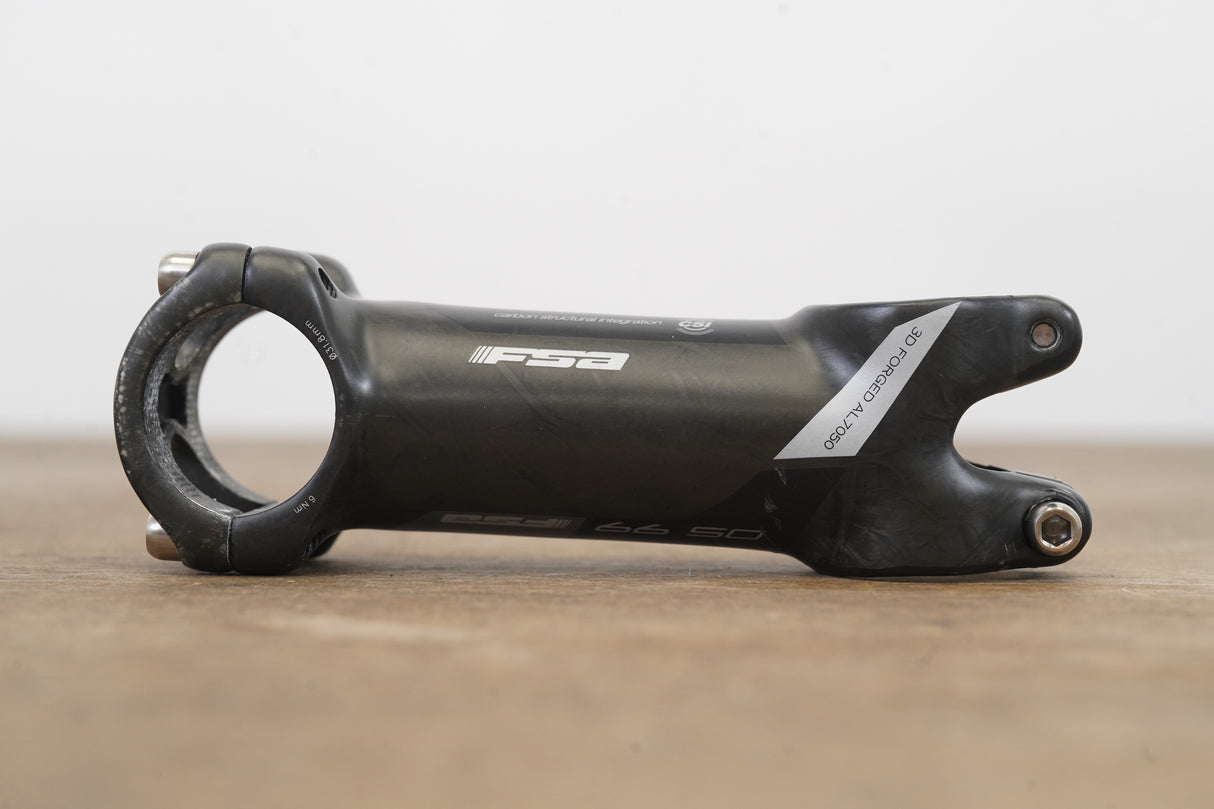 FSA OS-99 CSI 100mm ±6 Degree Carbon Alloy Road Stem 129g 1 1/8" 31.8mm