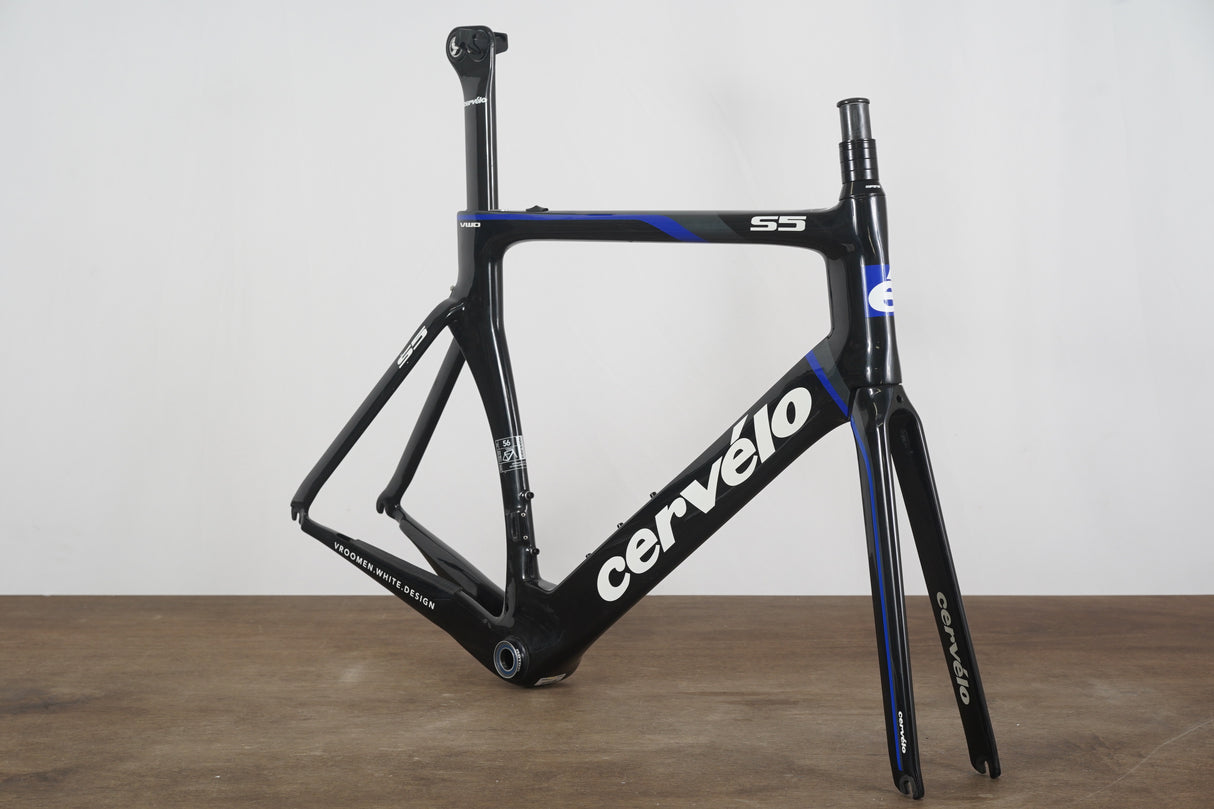 56cm Cervelo S5 Carbon Aero Rim Brake Road Frameset