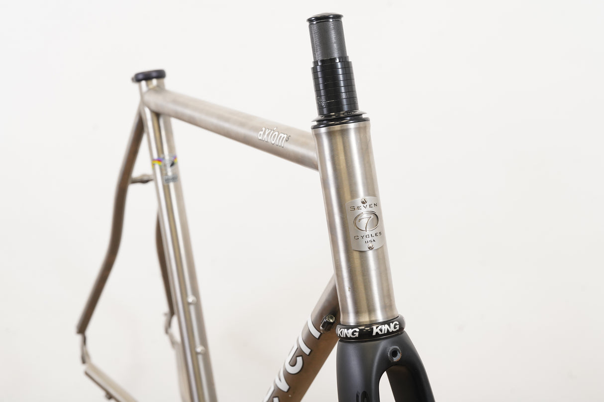 56cm Seven Axiom S Titanium Rim Brake Road Frameset