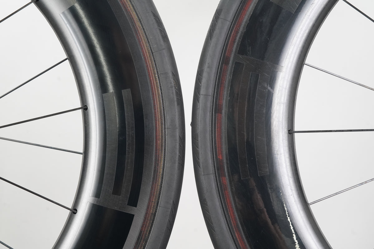 HED Jet RC9 Black Carbon Tubeless Clincher Rim Brake Wheelset 11 Speed