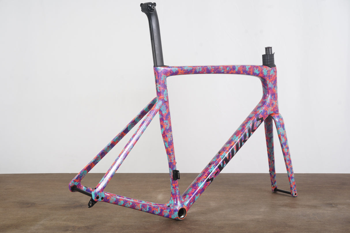 2023 61cm Specialized S-WORKS Tarmac SL7 Marbled Lagoon Carbon Disc Frameset