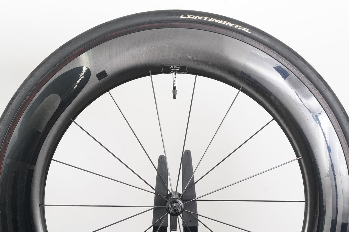 HED Jet RC9 Black Carbon Tubeless Clincher Rim Brake Wheelset 11 Speed