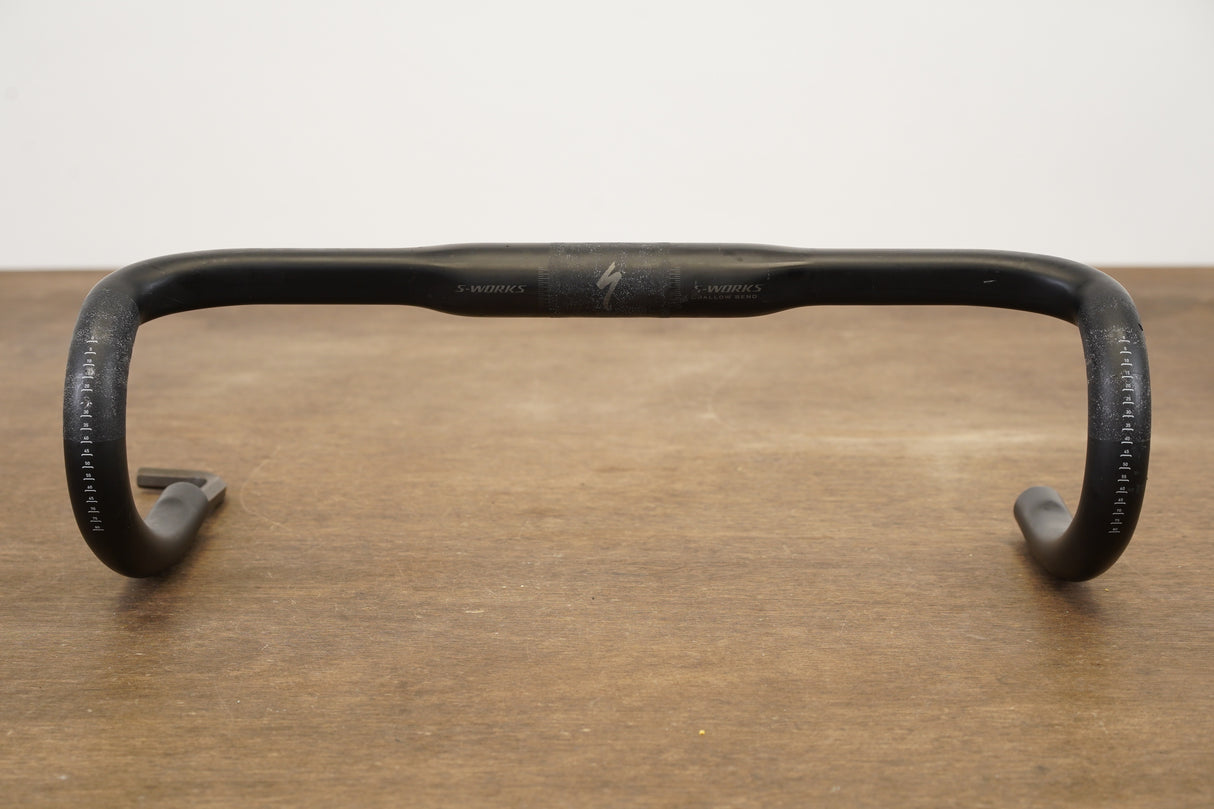 40cm Specialized S-WORKS Shallow Bend Carbon Compact Road Handlebar 31.8mm