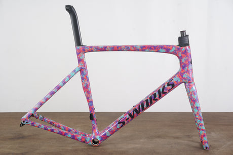 2023 61cm Specialized S-WORKS Tarmac SL7 Marbled Lagoon Carbon Disc Frameset