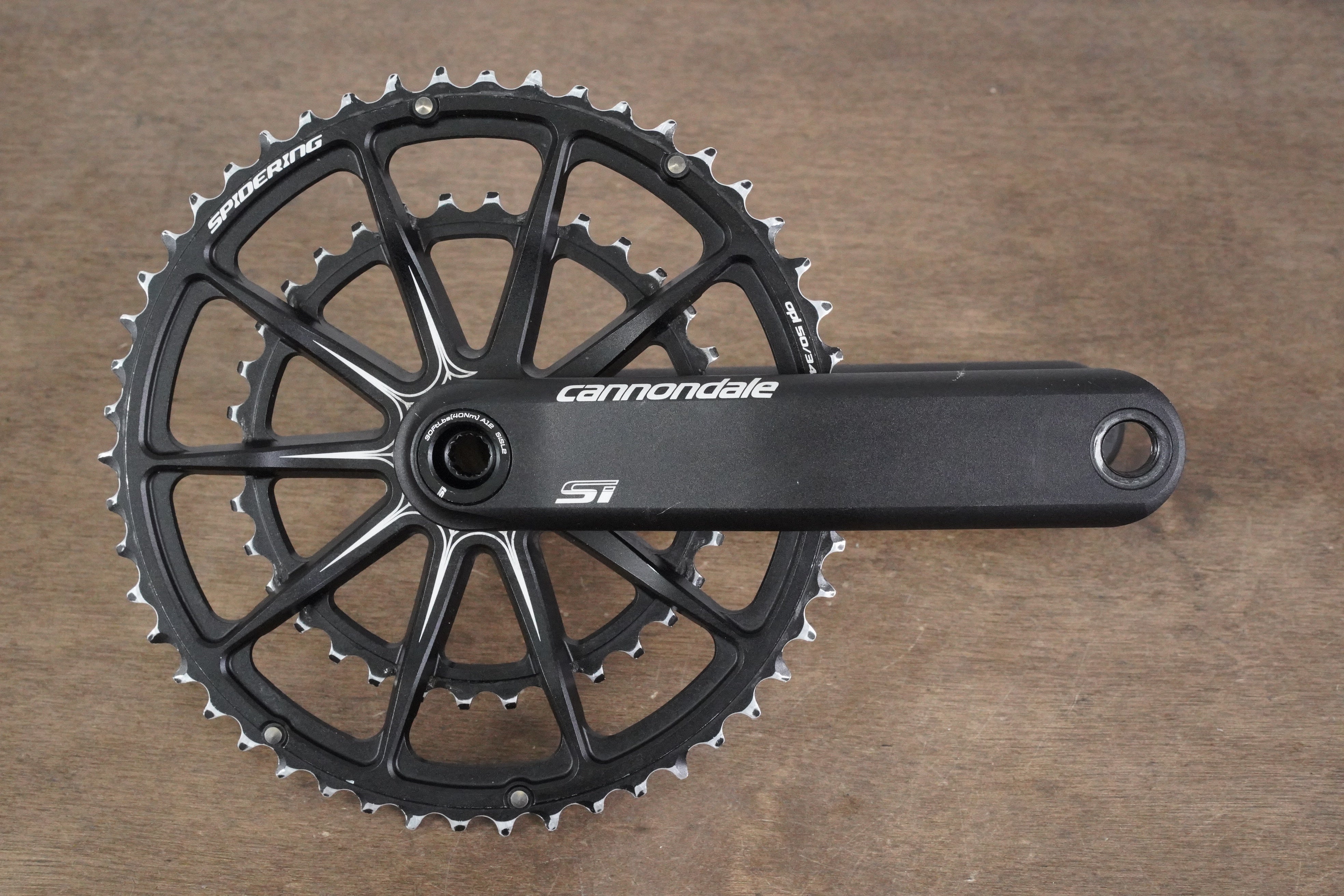 cannondale クランク165mm スパイダーリング 50-34t Spidering OPI 50