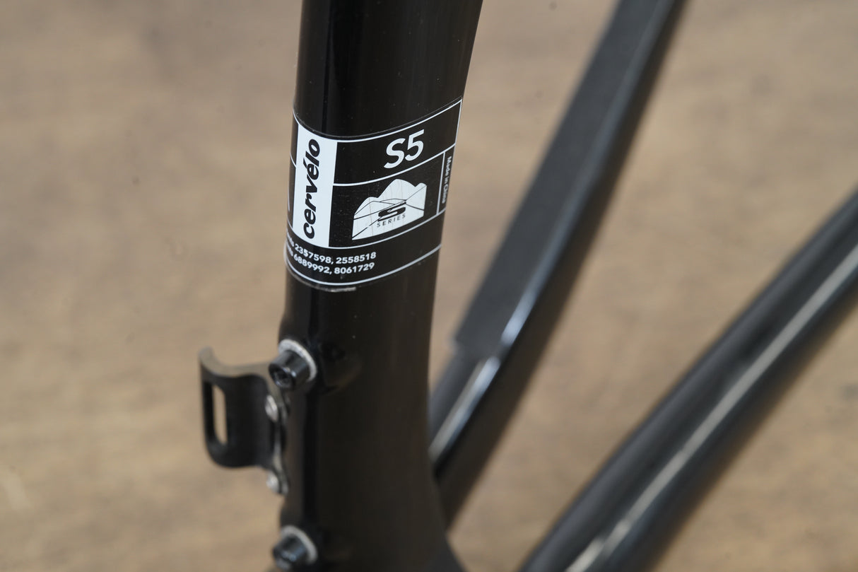 58cm Cervelo S5 Carbon Aero Rim Brake Road Frameset
