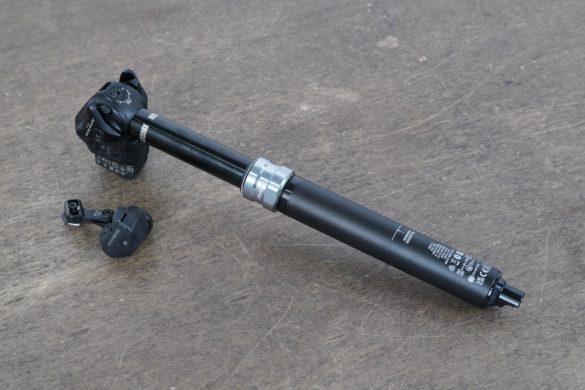 31.6mm RockShox Reverb XPLR AXS 100mm 0 Setback Wireless Dropper Seatpost 598g