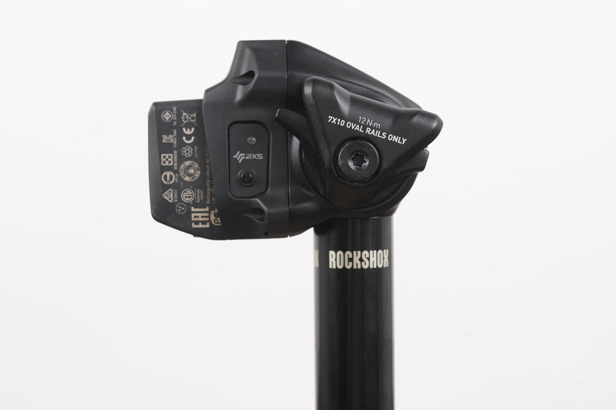 31.6mm RockShox Reverb XPLR AXS 100mm 0 Setback Wireless Dropper Seatpost 598g