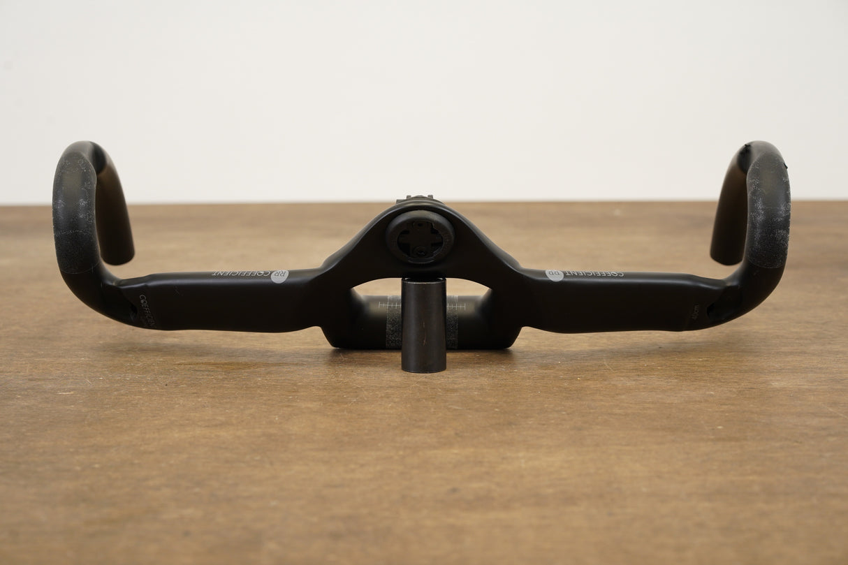 40cm Coefficient RR Compact Carbon Aero Road Handlebar + Mount 31.8mm