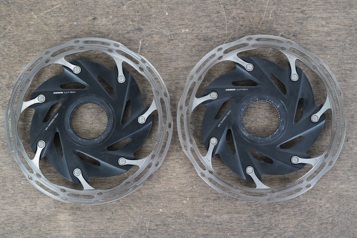 (2) 160mm SRAM Centerline CLX-R Center Lock Disc Brake Rotors