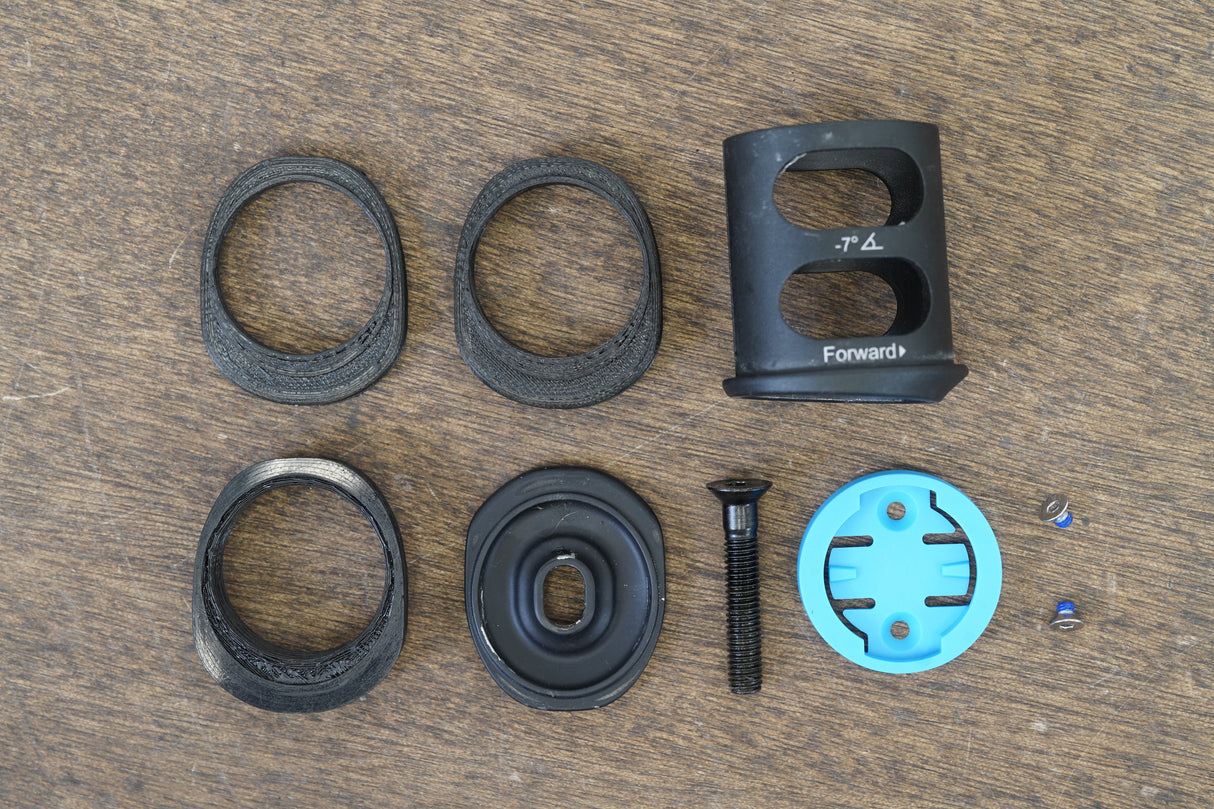 ENVE SES 110mm -7/-12 Degree Carbon Aero Road Stem + Mount 206g