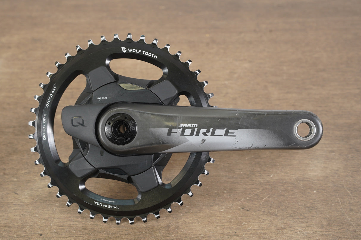 167.5mm 44T 1x DUB SRAM Force AXS Quarq Power Meter Crankset