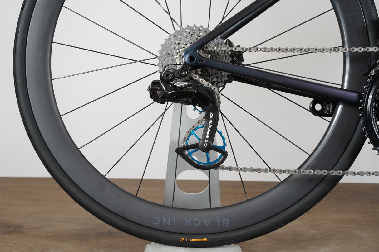 52cm Specialized S-WORKS Tarmac SL8 R9270 Di2 OSPW 4iiii Black Inc. Road Bike