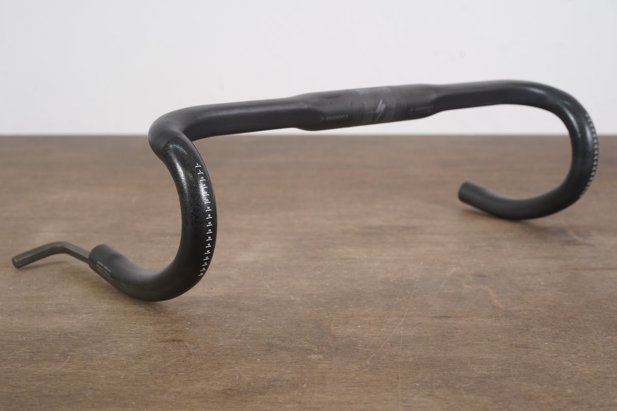 42cm Specialized S-WORKS Shallow Bend Carbon Compact Road Handlebar 31.8mm