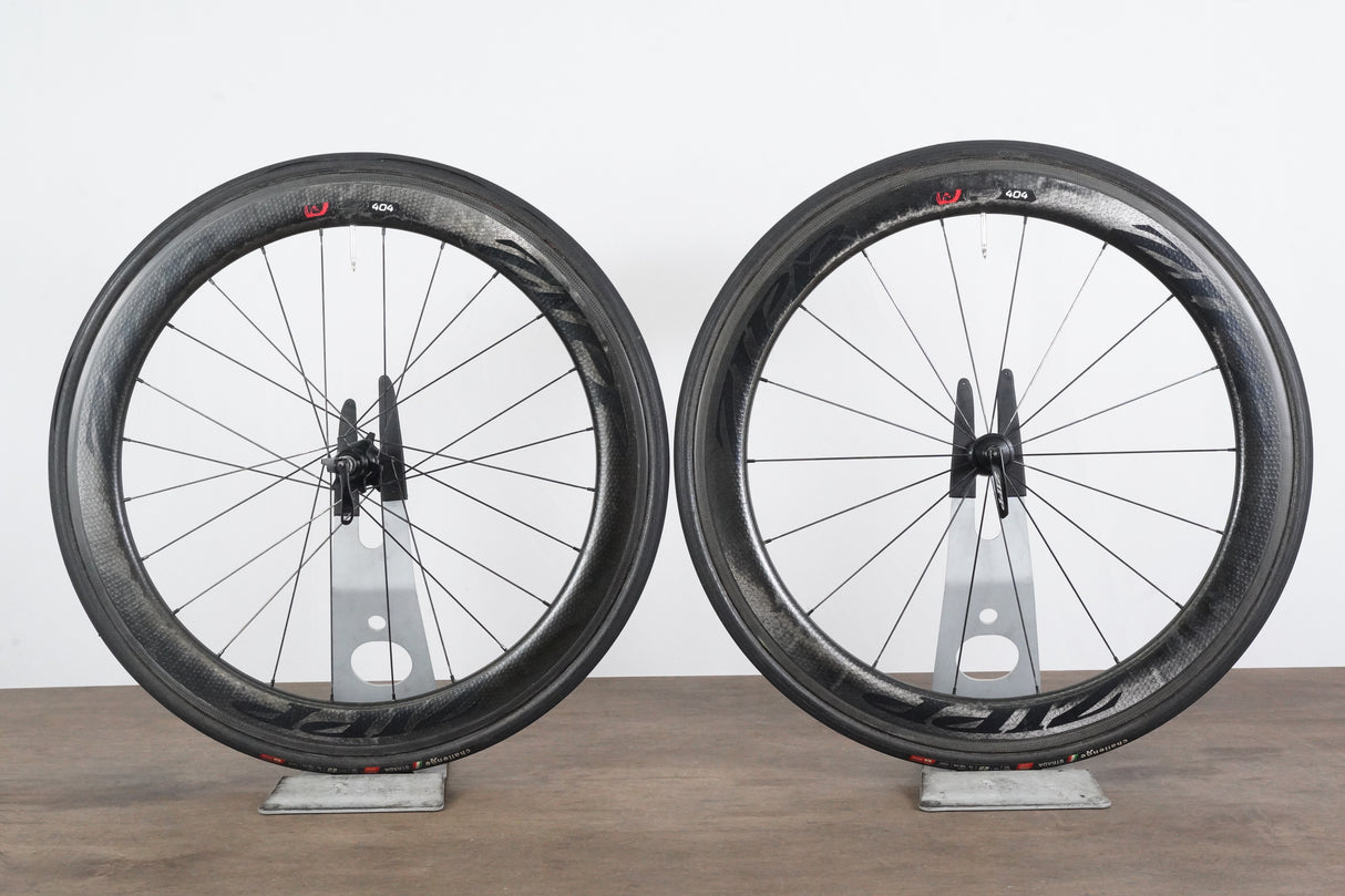 Zipp 404 Firecrest 77/177 Carbon Tubular Rim Brake Wheelset Shimano/SRAM 11 Speed