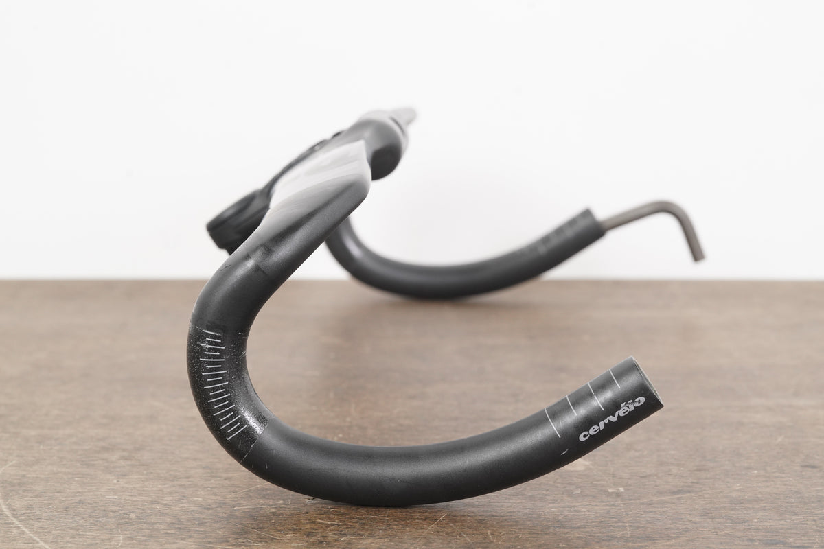 42cm Cervelo Carbon Aero Compact Road Handlebar + Mount 31.8mm