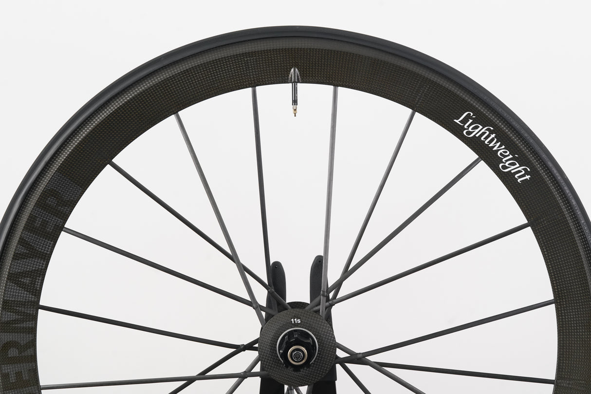 REAR Lightweight Obermayer Gen 5 Carbon Tubular Rim Brake Wheelset 11 Speed