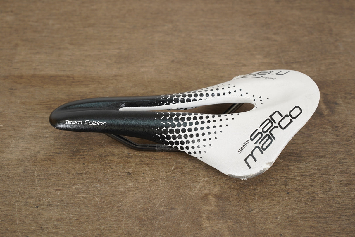 142mm Selle San Marco ShortFit Team Steel Rail Road Saddle 165g