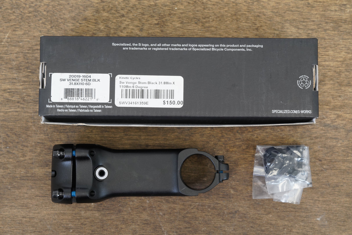 Specialized S-WORKS Venge 100mm ±6 Alloy Stem 210g 1 1/8" 31.8mm